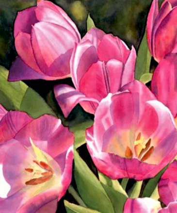 Carton panzat predesenat Rosa Gallery 30x40cm Natura Moarta n.16