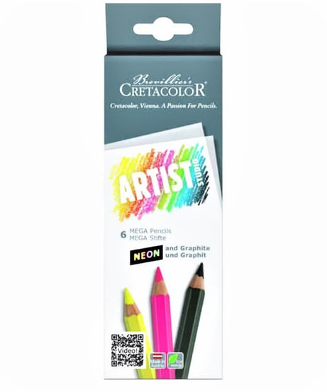 set creioane colorate neon