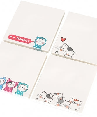 Acuarella - culori acrilice, accesorii papetarie, pensule, carioci si markere etc - Notes adeziv So Many Cats – 7.6 x 7.6 cm, 80 coli din categoria Office Supplies > General Office Supplies > Paper Products > Sticky Notes, util pentru elevi, studenti si profesori, disponibil online cu livrare rapida