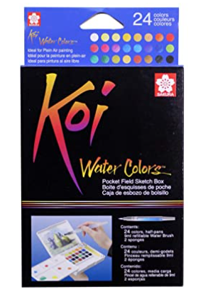 Set acuarele Sakura Koi Watercolor Sketchbox - 30 -  din categoria , util pentru elevi, studenti si profesori, alegere inspirata pentru papetarie moderna