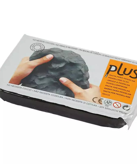 PASTA MODELAJ PLUS NEGRU 500G