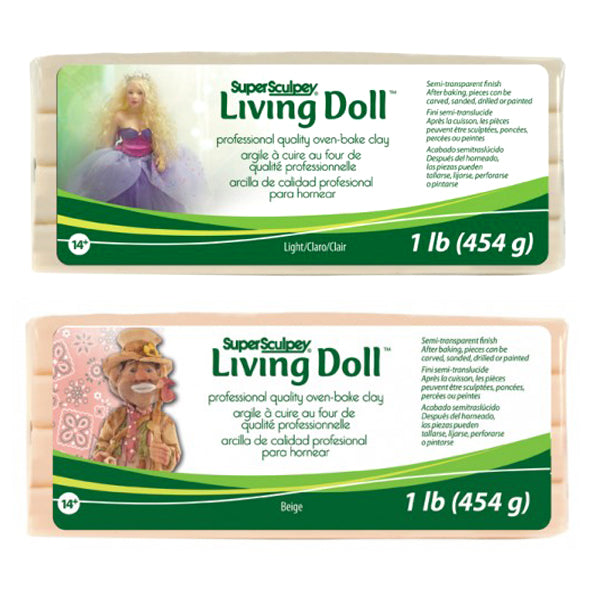 Pasta polimerica Super Sculpey Living Doll