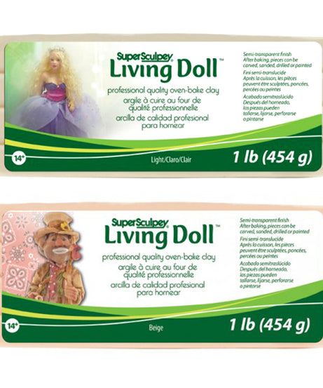 Pasta polimerica Super Sculpey Living Doll