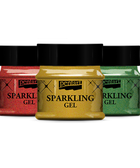 pentart sparkling gel