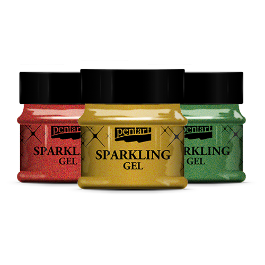 pentart sparkling gel