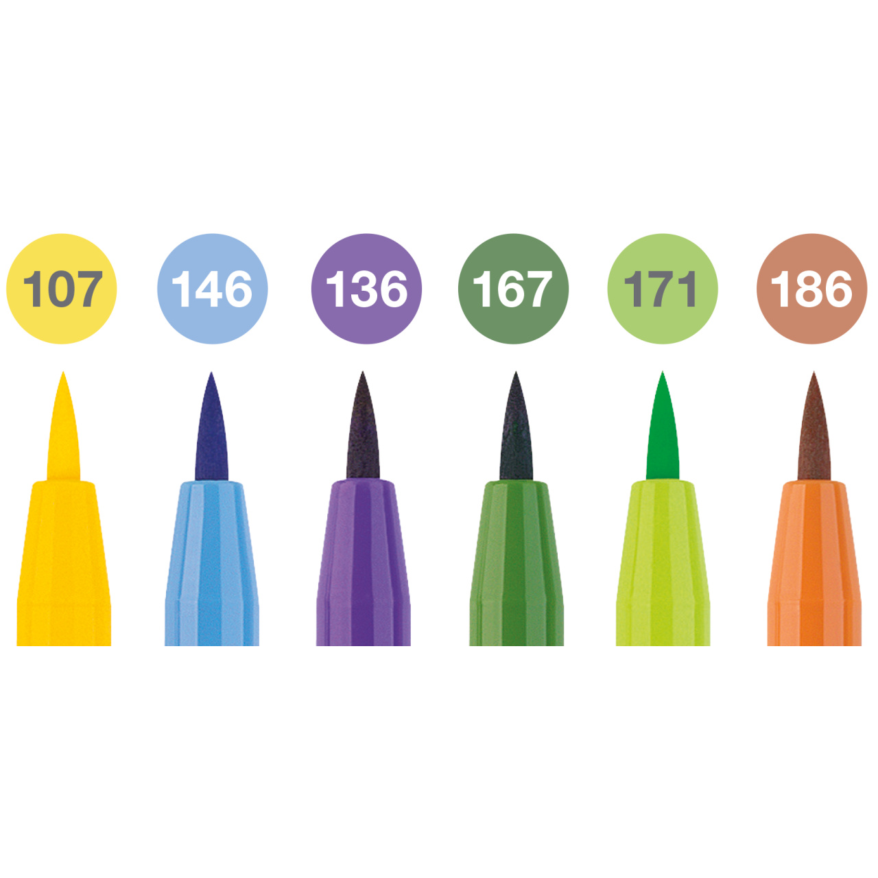 Pitt artist pen set 6 culori vara 2022 Faber-Castell