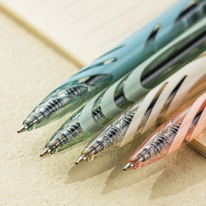 Pix cu mecanism 0.7 mm negru, corp culori pastel Deli