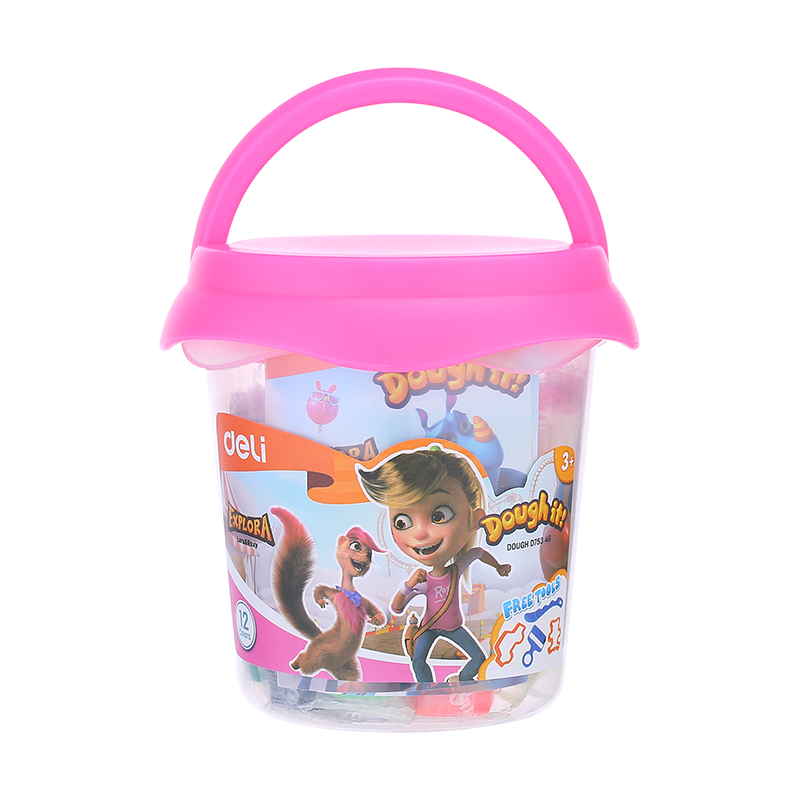 Plastilina soft galetusa cu 12 culori 160g Deli