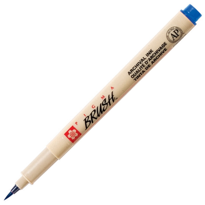 Markere Sakura Pigma Brush Blue -  din categoria , excelent pentru proiecte artistice si craft, pret avantajos in magazin online