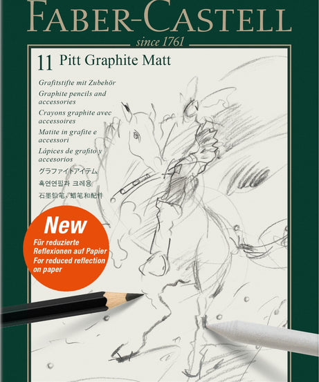 Set 11 bucati Graphite Matt Pitt Faber-Castell