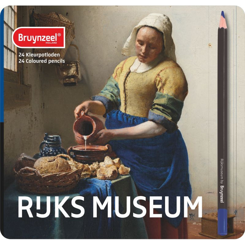 Acuarella - culori acrilice, accesorii papetarie, pensule, carioci si markere etc - Set 24 creioane acuarelabile Rijks Museum Milkmaid din categoria Arts & Entertainment > Hobbies & Creative Arts > Arts & Crafts > Art & Craft Kits > Drawing & Painting Kits, excelent pentru proiecte artistice si craft, calitate premium pentru rezultate excelente