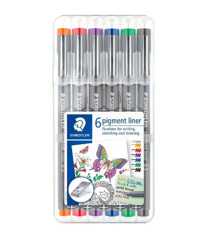 SET PIGMENT LINER 0.5MM COLOR