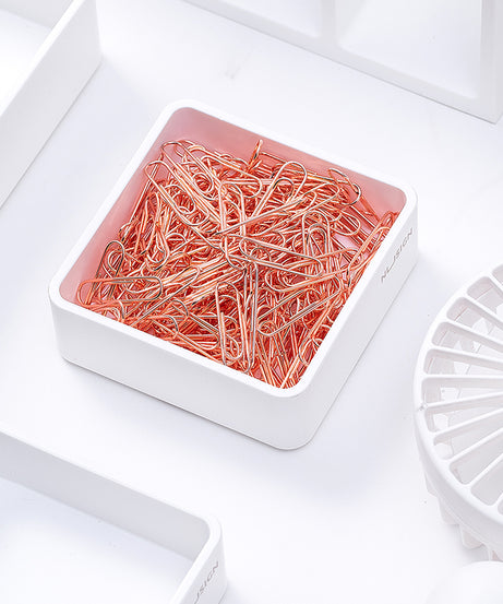 Accesorii birou set cu agrafe, clipsuri si pioneze aurii Deli