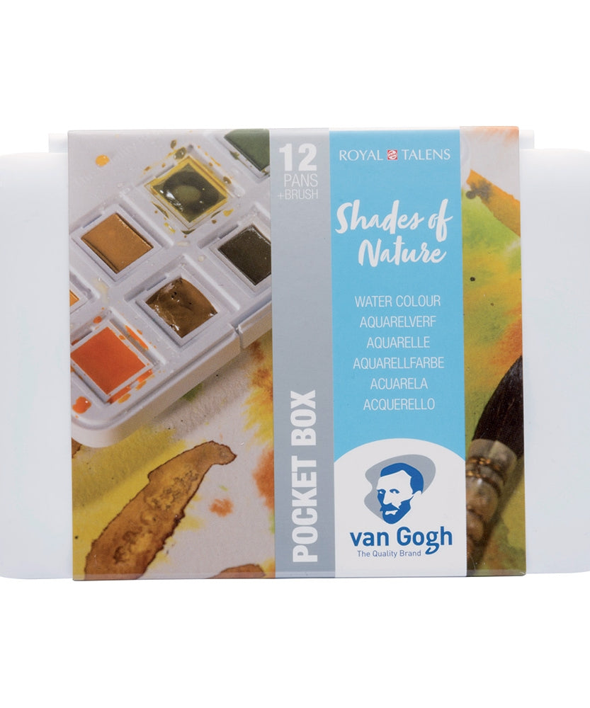 Set acuarele Van Gogh Pocket Box Shades of Nature