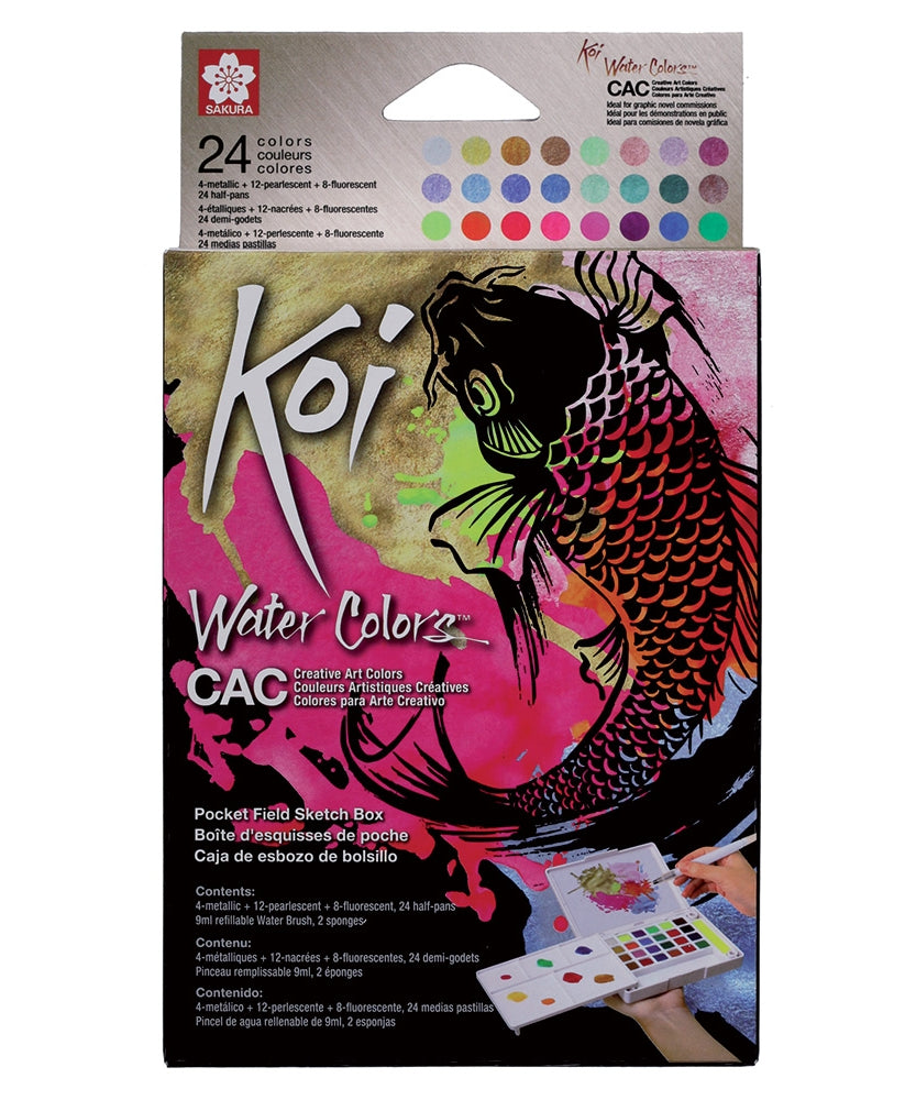 Set acuarele Koi Sketch Box Creative