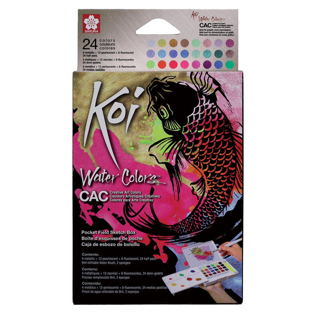 Set acuarele Koi Sketch Box Creative