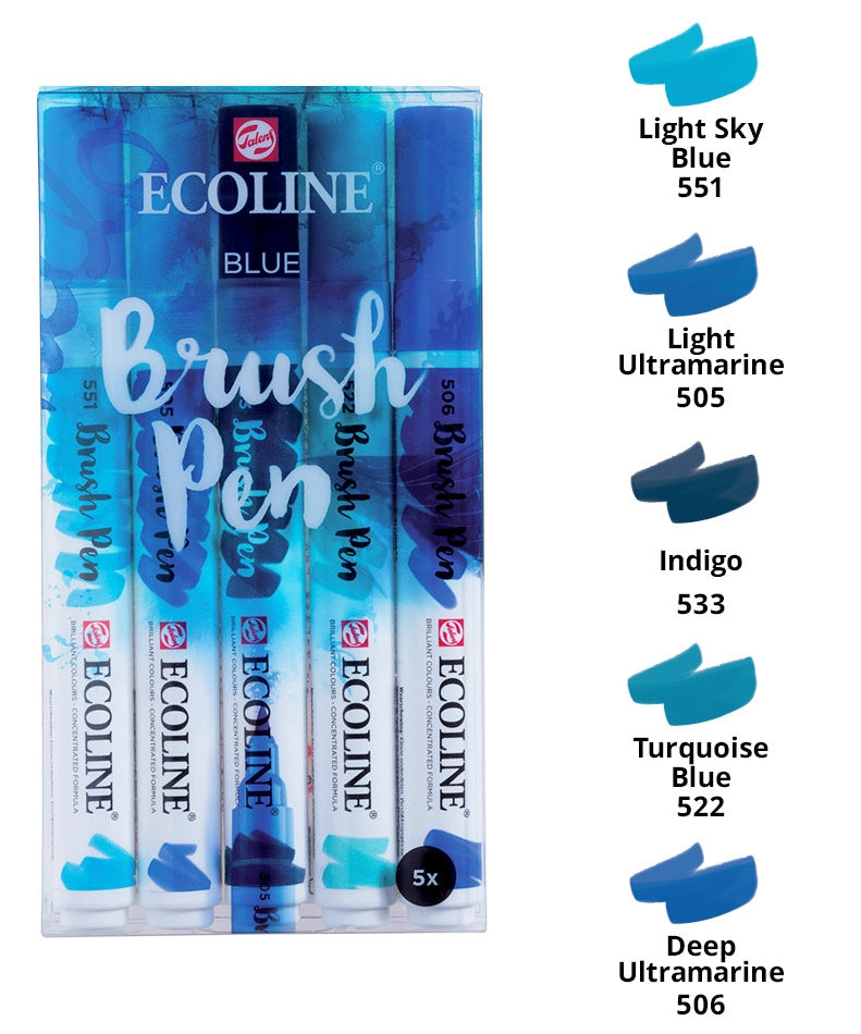 Seturi carioci Ecoline Brushpen x 5 Beige pink -  din categoria , perfect pentru birou si organizare eficienta, produs original disponibil din stoc
