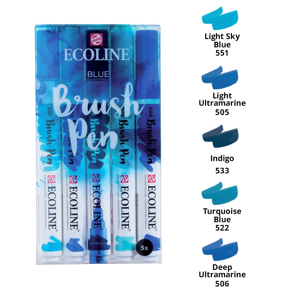 Seturi carioci Ecoline Brushpen x 5 Beige pink -  din categoria , perfect pentru birou si organizare eficienta, produs original disponibil din stoc
