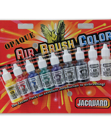Set culori aerograf Jacquard Airbrush Exciter Opaque