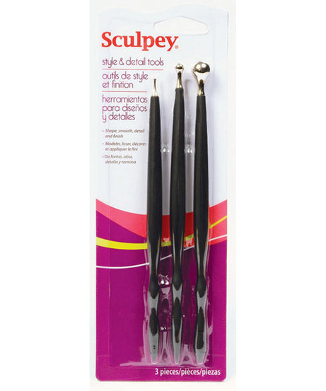 Set 3 instrumente pentru modelaj Sculpey