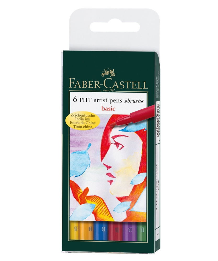 Set carioci Faber Castell Pitt Artist B 6 - Basic