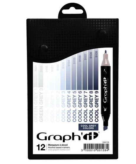 Set 12 carioci Graph'it - Character Colors -  din categoria , potrivit pentru uz profesional si hobby, alegere inspirata pentru papetarie moderna