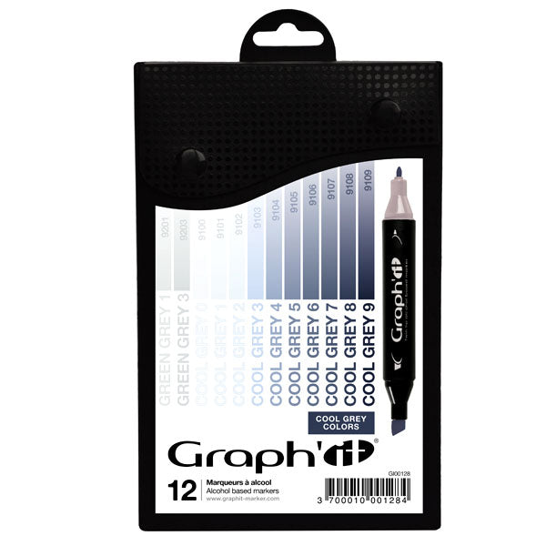 Set 12 carioci Graph'it - Character Colors -  din categoria , potrivit pentru uz profesional si hobby, alegere inspirata pentru papetarie moderna