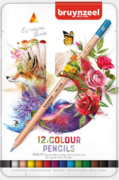 Seturi creioane colorate Bruynzeel Expression Colour 24 -  din categoria , util pentru elevi, studenti si profesori, alegere inspirata pentru papetarie moderna