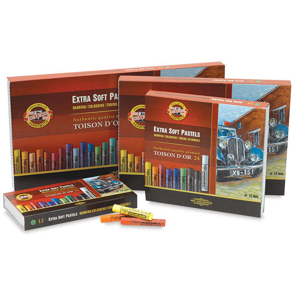 Acuarella - culori acrilice, accesorii papetarie, pensule, carioci si markere etc Set creta uscata Toison D'Or - 6 culori - Set pasteluri Toison D'Or din categoria Office Supplies > Office Instruments > Writing & Drawing Instruments > Pastels > Soft Pastels, perfect pentru birou si organizare eficienta, disponibil online cu livrare rapida