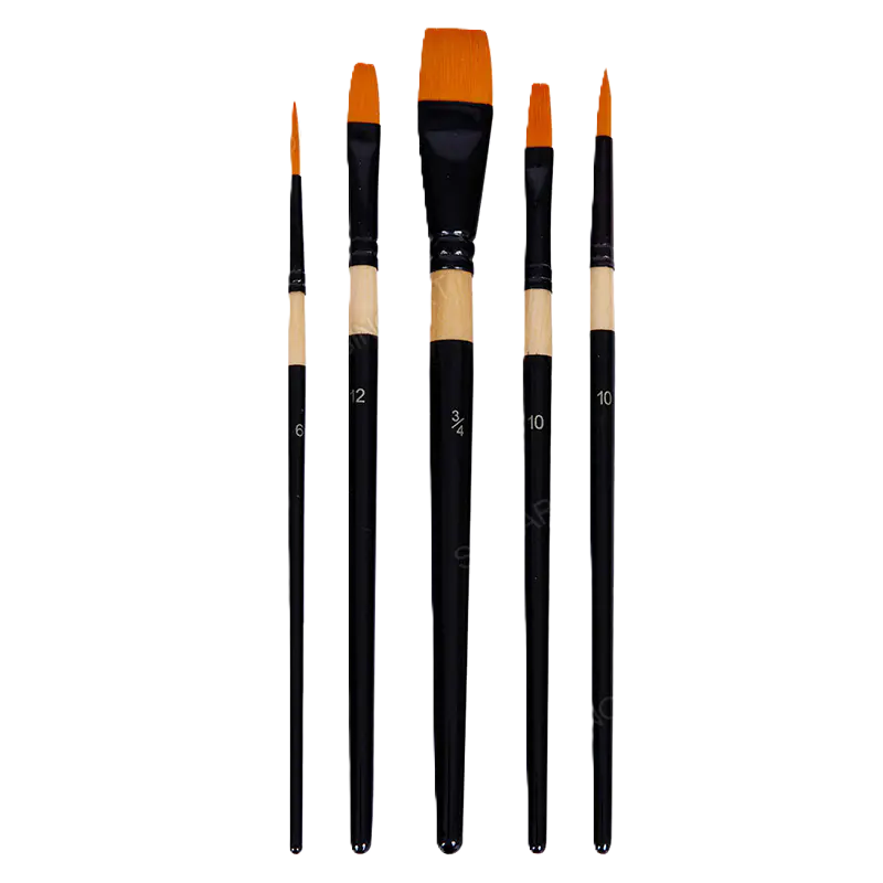 Set 5 pensule sintetice mixed media SinoArt
