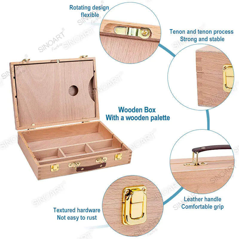 Cutie din lemn pentru pictura SinoArt