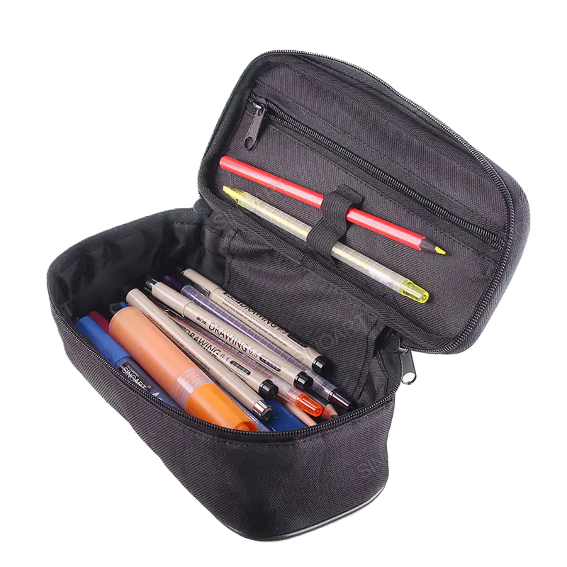 Penar cu 1 fermoar neechipat negru