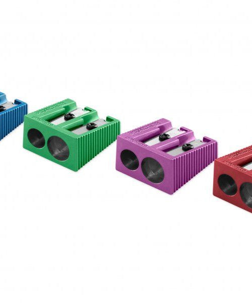 ASCUTITOARE DUBLA METAL COLOR A/R/V/M