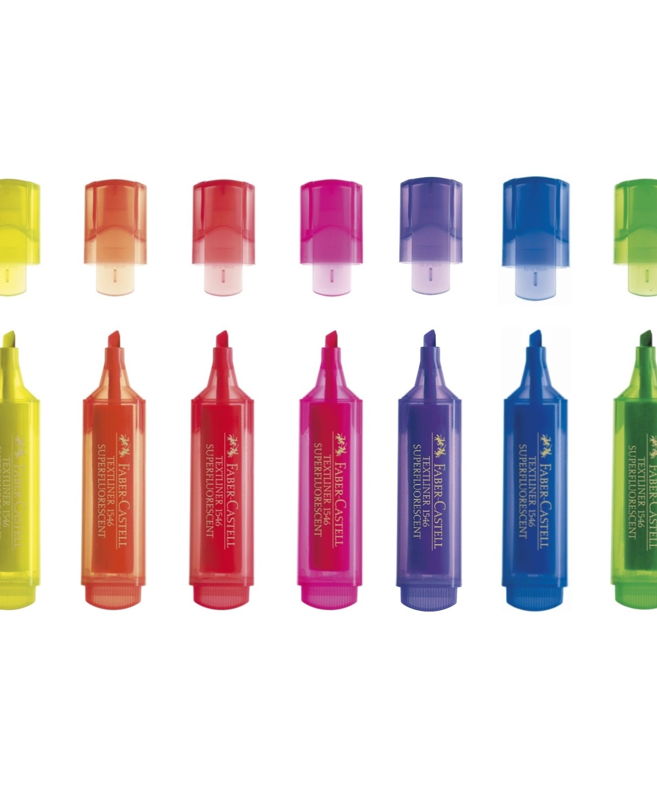 Textmarker evidentiator culori superfluorescent 1546 Faber-Castell
