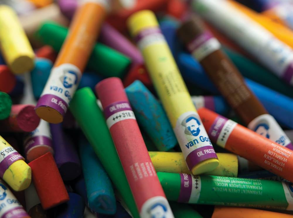 Pastel gras Van Gogh Oil