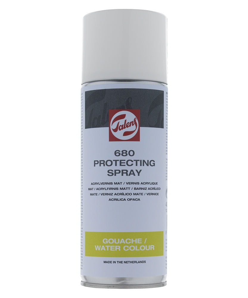 Acuarella - culori acrilice, accesorii papetarie, pensule, carioci si markere etc - Vernis spray tempera si guase Talens 680 din categoria , util pentru elevi, studenti si profesori, pret avantajos in magazin online