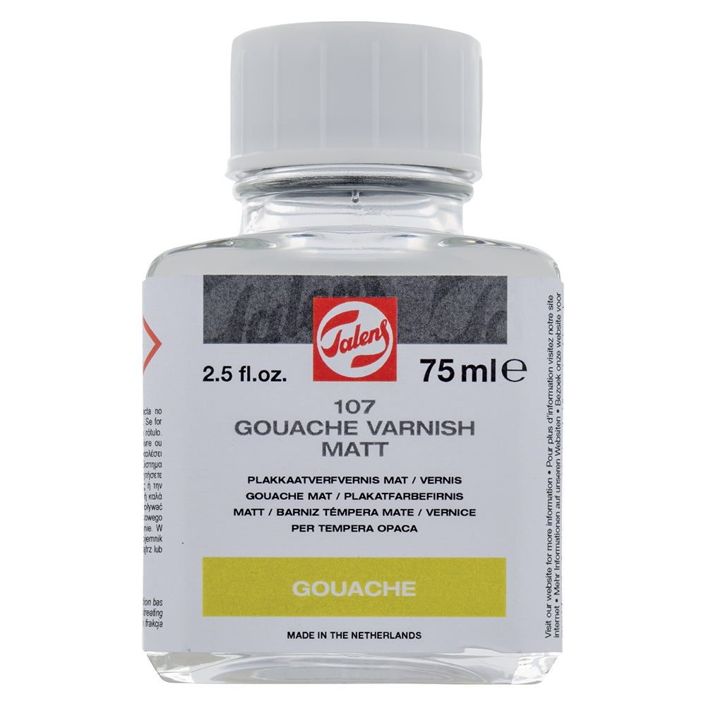 Acuarella - culori acrilice, accesorii papetarie, pensule, carioci si markere etc - Vernis mat pentru guase si tempera Talens 107 - 75 ml din categoria , ideal pentru scoala si teme zilnice, calitate premium pentru rezultate excelente